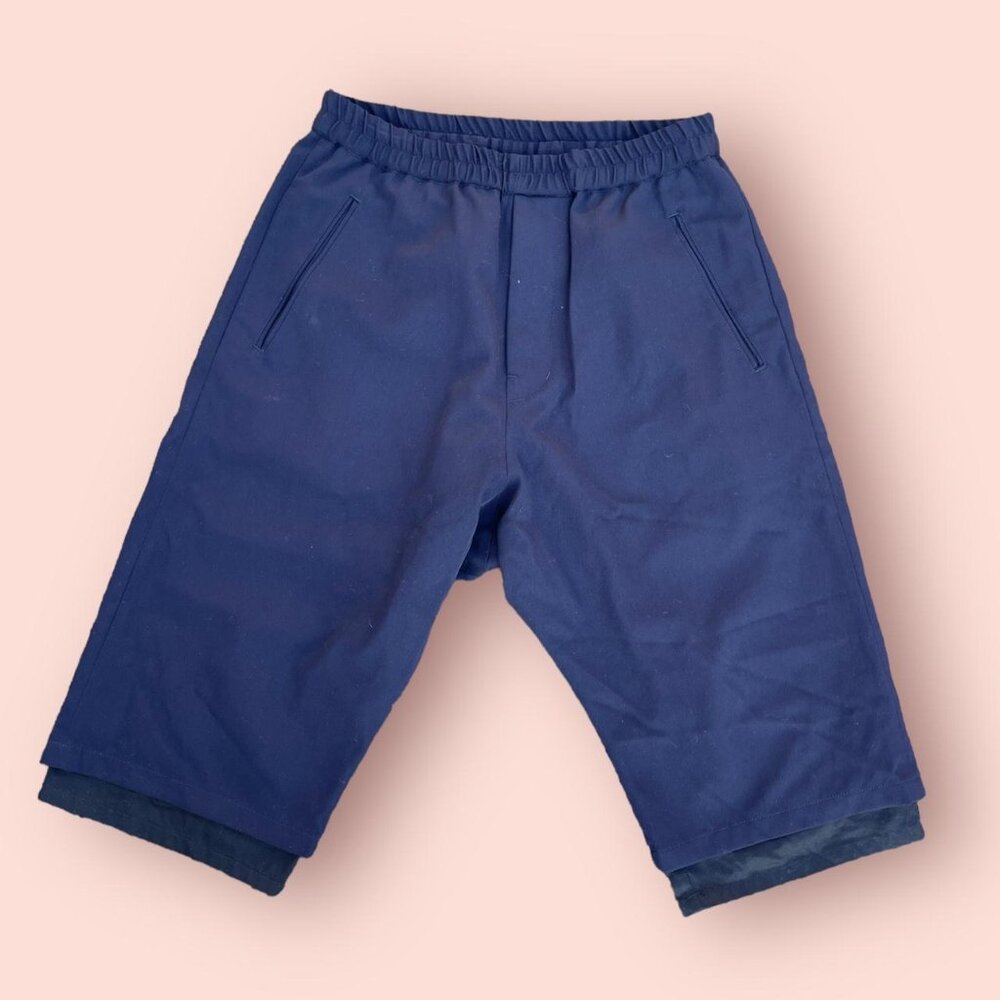 Diet Butcher Slim Skin Double Layered Wool Shorts